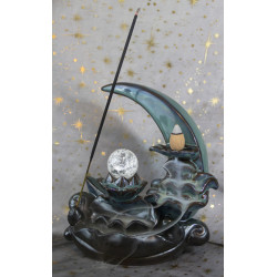 Porte Encens Croissant de Lune