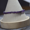 Bracelet améthyste 4mm
