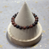 Bracelet Jaspe Rouge hématite 8mm