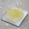 Plaque Selenite Fleur de vie