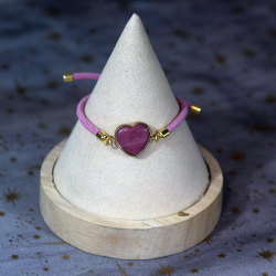 Bracelet coeur Rhodonite