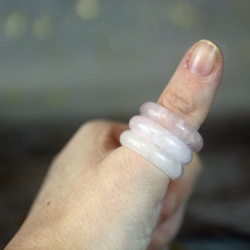 Bague en Quartz Rose