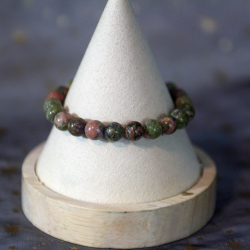 Bracelet 8mm en Unakite