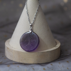 Collier en Améthyste arbre...