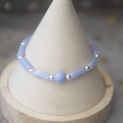 Bracelet Agate Violette