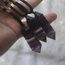 Collier fluorite