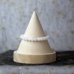 Bracelet pierre de lune 6mm