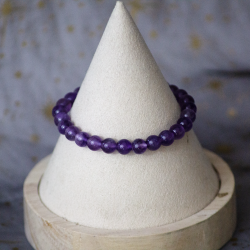 Bracelet Améthyste 6mm