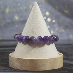 Bracelet d'Améthyste 10 mm