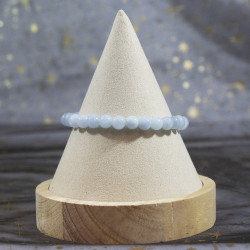 Bracelet d'Aigue Marine 6 mm