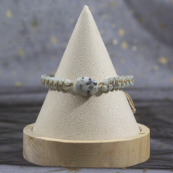 Bracelet en Jaspe sésame
