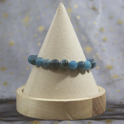 Bracelet d'Apatite Bleue Femme