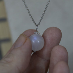 Collier pierre de lune rond...