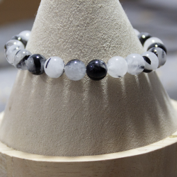 Bracelet Quartz Rutile 8mm