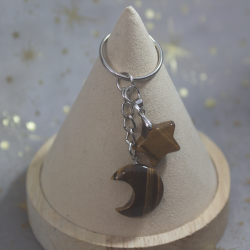 Porte clés en Oeil de Tigre