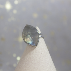Bague réglable en Labradorite