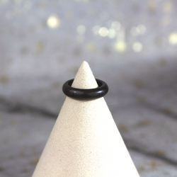 Bague en obsidienne